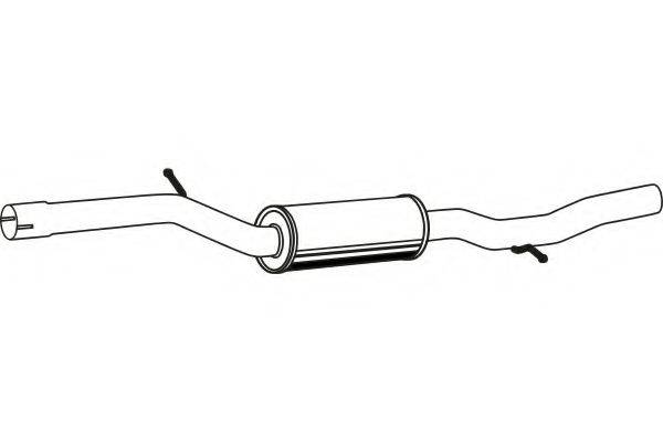 FENNO P1379 Середній глушник вихлопних газів