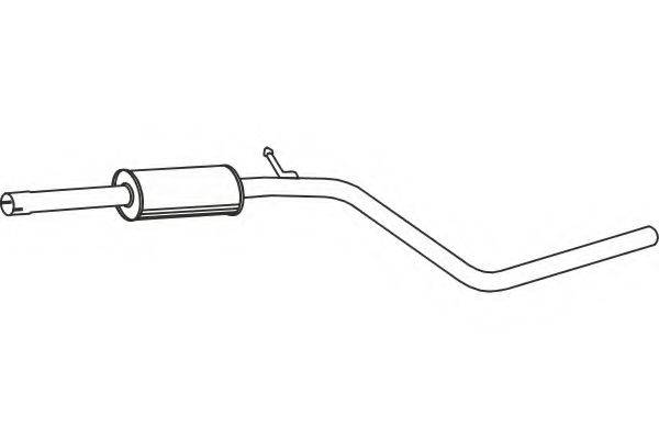 FENNO P1902 Середній глушник вихлопних газів