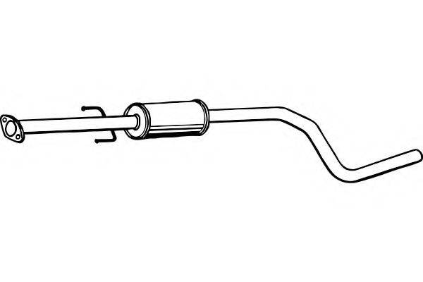 FENNO P1950 Середній глушник вихлопних газів