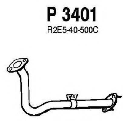 FENNO P3401 Труба вихлопного газу