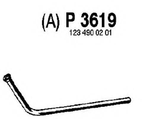 FENNO P3619 Труба вихлопного газу