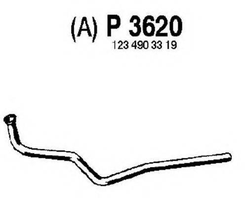 FENNO P3620 Труба вихлопного газу