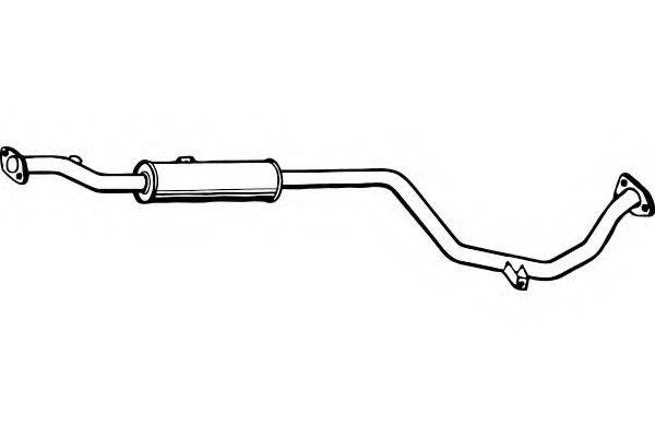 FENNO P3911 Середній глушник вихлопних газів