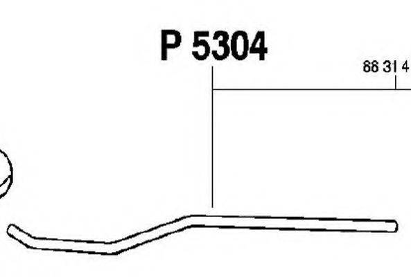 FENNO 5304 Труба вихлопного газу