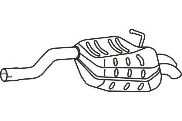 FENNO P5782 Глушник вихлопних газів кінцевий