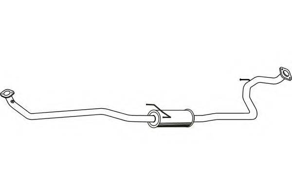 FENNO P6500 Середній глушник вихлопних газів