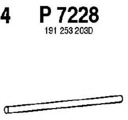 FENNO P7228 Труба вихлопного газу