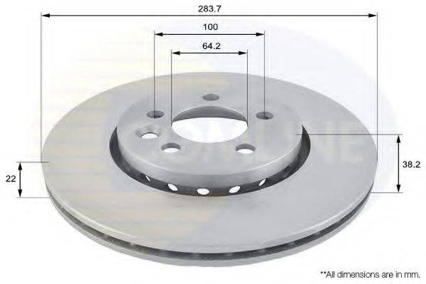 REMSA 6614.1 гальмівний диск