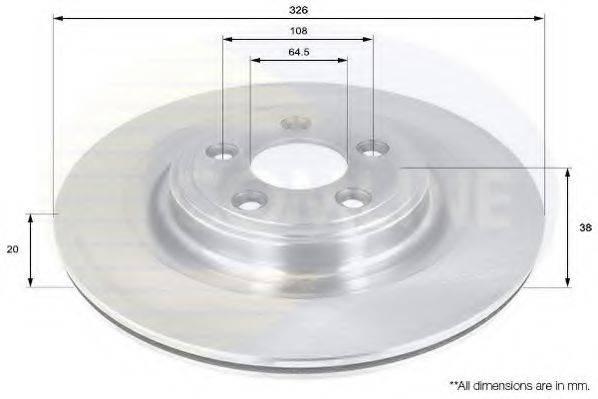 MOTAQUIP LVBD1507 гальмівний диск