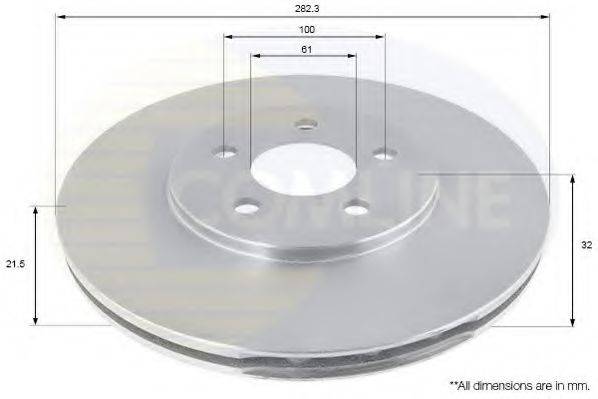 COMLINE ADC2310V гальмівний диск