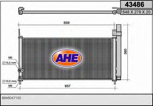 AHE 43486 Конденсатор, кондиціонер