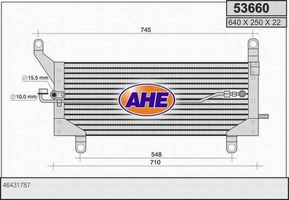 AHE 53660 Конденсатор, кондиціонер