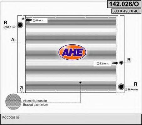 AHE 142026O Радіатор, охолодження двигуна