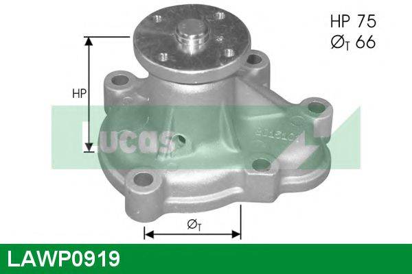 LUCAS ENGINE DRIVE LAWP0919 Водяний насос