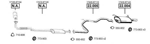 ASMET DH220105 Система випуску ОГ