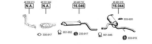 ASMET FI162990 Система випуску ОГ