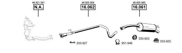 ASMET FI163010 Система випуску ОГ