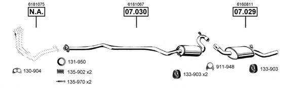 ASMET FO070245 Система випуску ОГ