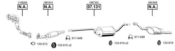 ASMET FO072500 Система випуску ОГ