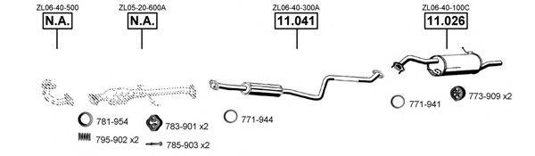 ASMET MA111280 Система випуску ОГ