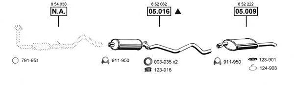 ASMET OP053680 Система випуску ОГ