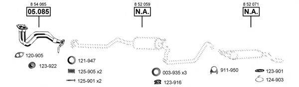 ASMET OP053720 Система випуску ОГ