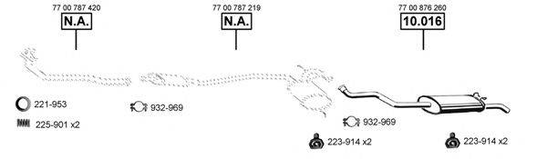 ASMET RE103930 Система випуску ОГ