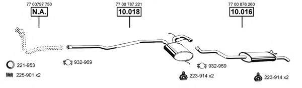 ASMET RE104050 Система випуску ОГ