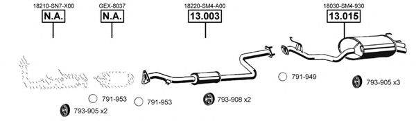 ASMET RO302230 Система випуску ОГ