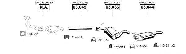 ASMET VA031780 Система випуску ОГ