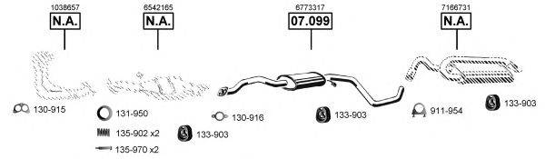 ASMET FO070680 Система випуску ОГ