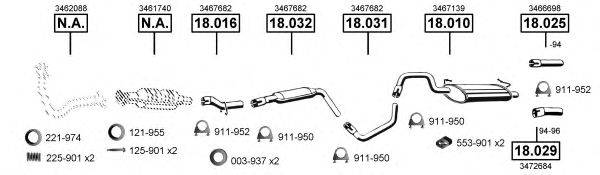 ASMET VO183710 Система випуску ОГ