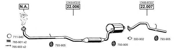 ASMET DH220500 Система випуску ОГ