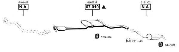 ASMET FO074735 Система випуску ОГ