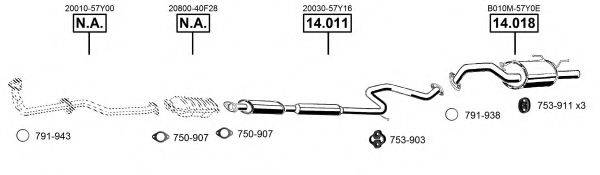 ASMET NI142285 Система випуску ОГ