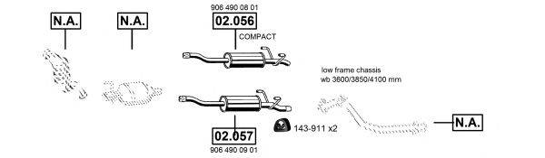 ASMET ME012414 Система випуску ОГ