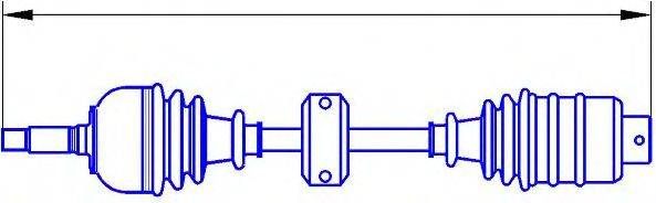SERCORE 12811 Приводний вал