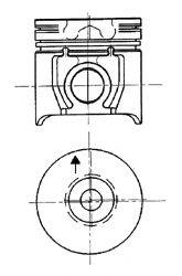 KOLBENSCHMIDT 94957610 Поршень