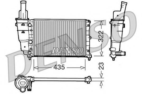 NPS DRM09095 Радіатор, охолодження двигуна