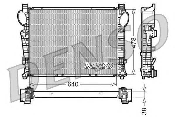 NPS DRM17094 Радіатор, охолодження двигуна