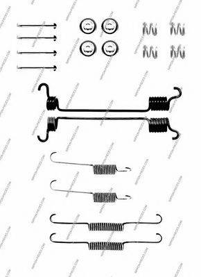NPS N351N50 Комплектуючі, гальмівна колодка