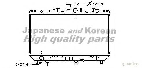 ASHUKI T55222 Радіатор, охолодження двигуна