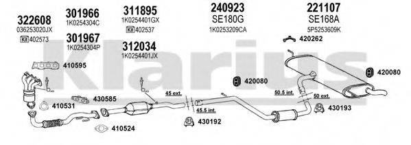 KLARIUS 790464E Система випуску ОГ