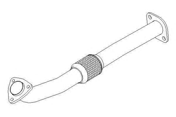KLARIUS 130497 Труба вихлопного газу