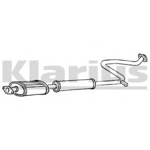 KLARIUS 260113 Середній глушник вихлопних газів