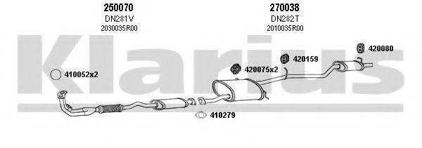 KLARIUS 270195E Система випуску ОГ