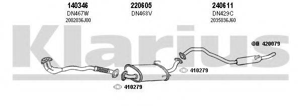 KLARIUS 270373E Система випуску ОГ