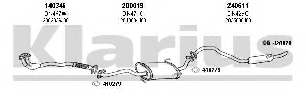 KLARIUS 270374E Система випуску ОГ