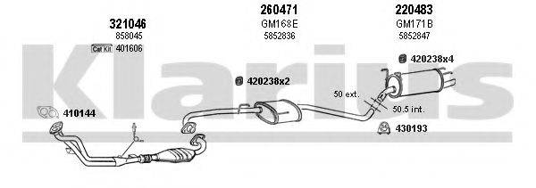 KLARIUS 390661E Система випуску ОГ