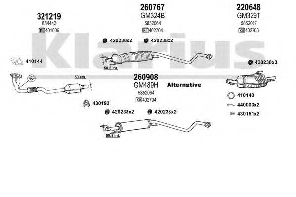 KLARIUS 391020E Система випуску ОГ